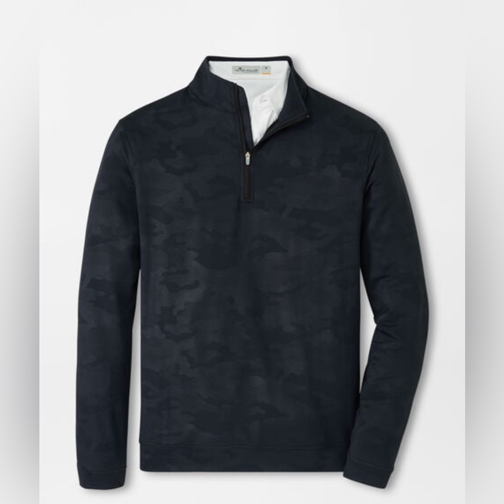 NWT - Peter Millar Perth Camouflage Performance Quarter Zip Size Large